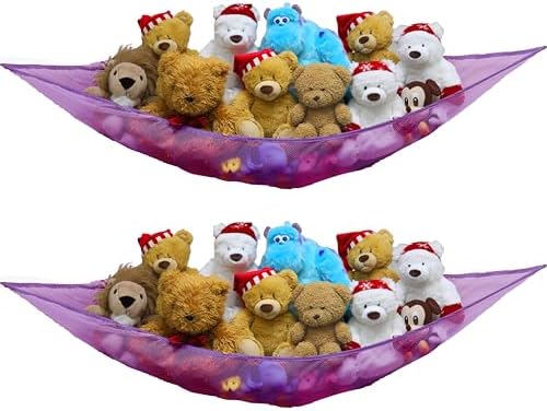 Simple Houseware 2 Pack Stuffed Animal Toy Hammock Net by SimpleHouseware