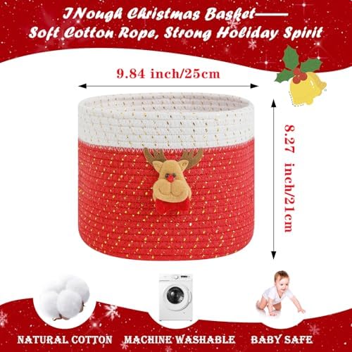 Christmas Baskets Cotton Rope Baskets - Image 4