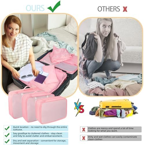 10 Pcs Set Packing Cubes - Image 5