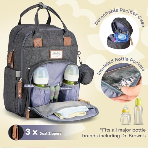 RUVALINO Diaper Bag Backpack - Image 2