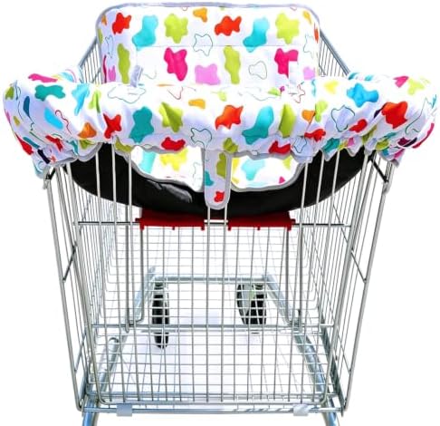 2-in-1 Shopping Cart and High Chair Cover-Grocery Cart Cover by GOWRAPS