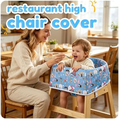 High Chair Cover for Restaurant Baby High Chair - Image 2
