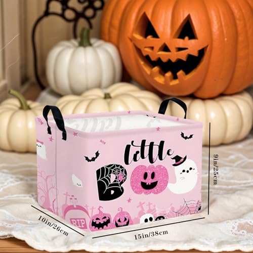 Halloween Basket Gift Cute Pumpkin Ghost Parties Decor Kid Trick or Treat Basket - Image 2