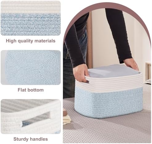 OIAHOMY 4 Pack Storage Basket, Closet Organizer - Image 3