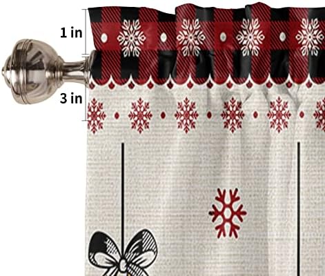 Christmas Valance Kitchen Curtains - Image 5