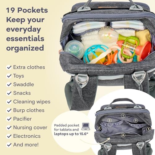 RUVALINO Diaper Bag Backpack - Image 4