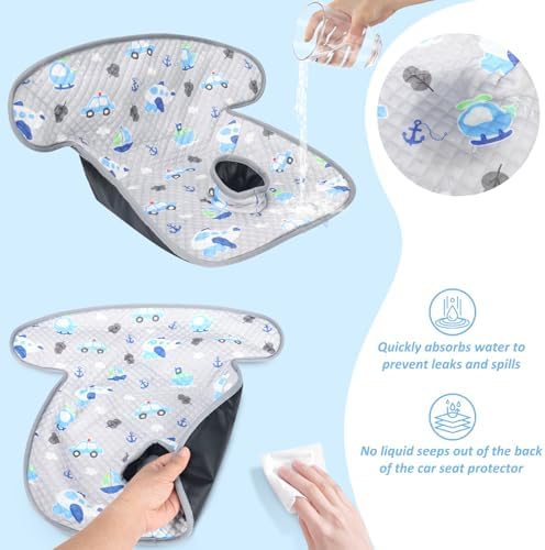INFANZIA Car Seat Protector for Potty Training Toddler, 2 Pack - Image 5