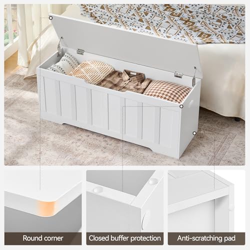 VANKILEY 47.2" Storage Chest Extra Large, Storage Bench. - Image 6