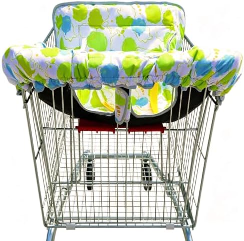 2-in-1 Shopping Cart and High Chair Cover-Grocery Cart Cover by GOWRAPS