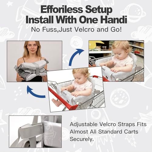 Shopping Cart Cover for Baby, High Chair Cover-Space - Image 3