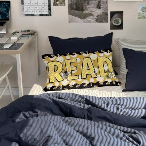 Bee Classroom Decor 12x20 Read Pillow Cover - Image 5