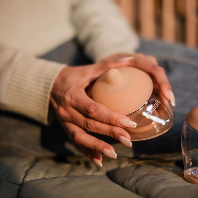 Anatomy Baby Bottle – Breast-Shaped, Natural Flow Nipple with Anti-Colic Valve – Closest to Breastfeeding for Newborns & Infants, Rich, Shape 5