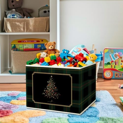 Vintage Christmas Tree Gothic Storage Box - Image 2