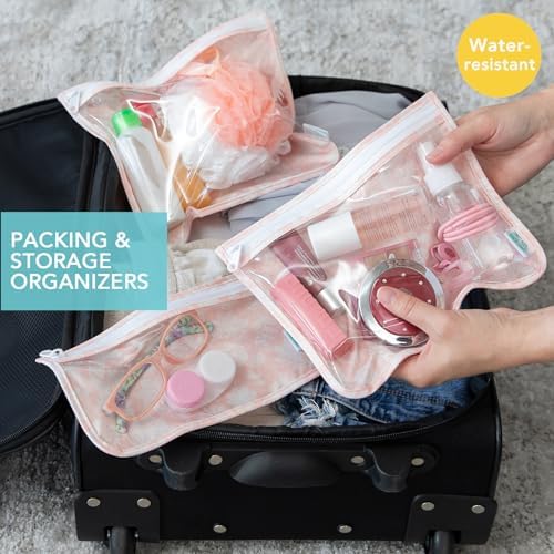 Bumkins Travel Bag, TSA Approved Pouch, Zip Bag, Quart Size Airline Compliant - Image 3