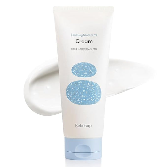 BEBESUP- 베베숲 100-Hour Moisture Barrier Baby Cream | Korean Skincare for Sensitive & Atopic Skin Ceramide Capsule Organic Rice-Infused Hypoallergenic Dermatologist Approved 6.76 fl oz