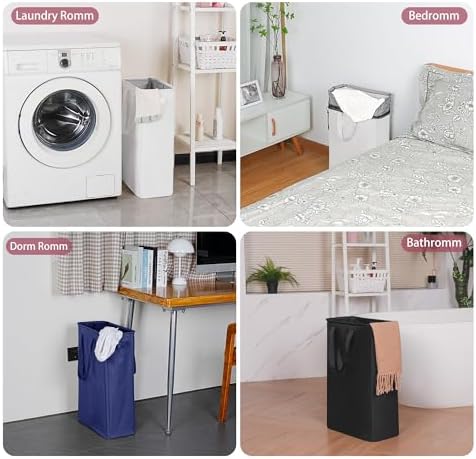 efluky Slim Laundry Basket, Narrow Laundry Hamper - Image 6