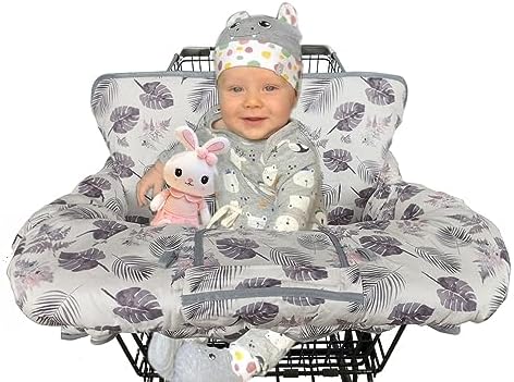 RHYDEER Shopping cart Cover for Baby, 2 in 1 high Chair Cover, roll in and go - Image 5