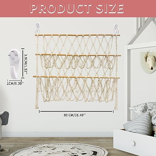 Stuffed Animal Net or Hammock Large Corner Wall Hanging - Image 2
