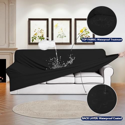 PureFit Waterproof Couch Cover Slipcovers - Image 3