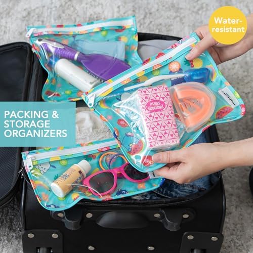 Bumkins Travel Bag, TSA Approved Pouch, Zip Bag, Quart Size Airline Compliant - Image 2