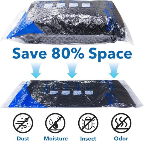 MEIQIHOME Vacuum Storage Bags, Space Saver Sealer Bags, Vacuum seal bags - Image 4