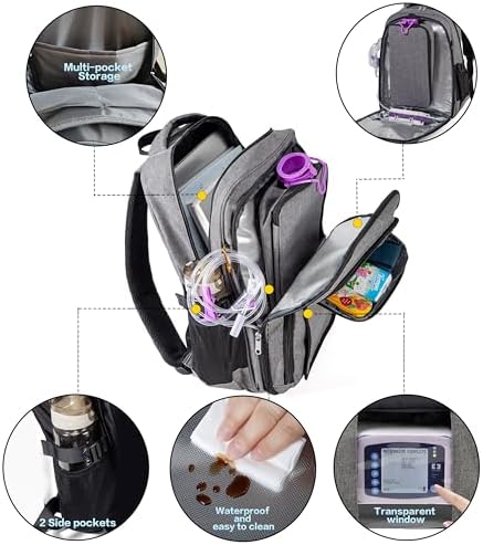 Feeding Tube Backpack for G J GJ Tube G tube Accessories Supplies Backpack for - Image 3