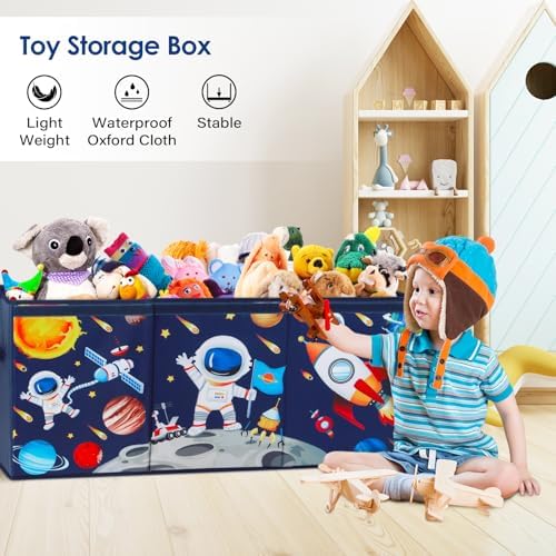 decalsweet Large Toy Box Collapsible Chest Organizer - Image 5