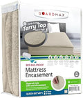 Guardmax Queen Mattress Encasement Zippered, 100% Waterproof Mattress Protector by Guardmax