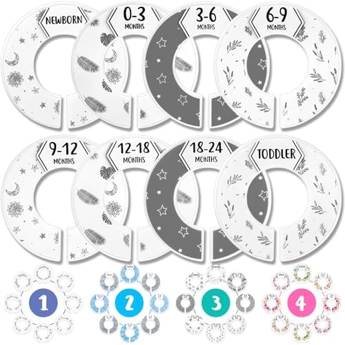 Eli with Love Baby Closet Dividers – Fits 1.5" Rod by EliwithLove