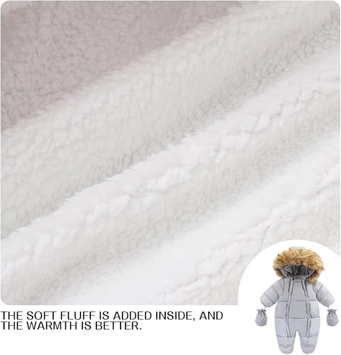 Baby Girl Winter Snowsuit Toddler Jacket Clothes For Boy Infant Jumpsuit Hoodied