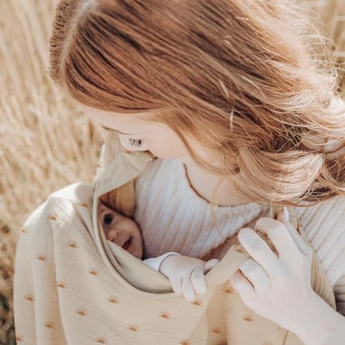 Konssy Muslin Nursing Cover Up for Breastfeeding - Image 3