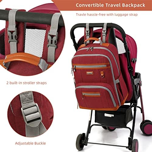 Diaper Bag Backpack, Large Baby Nappy Bags - Image 4