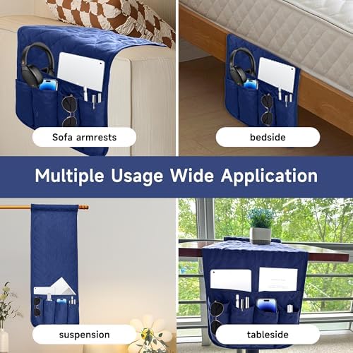 MEHIDFY Sofa Armrest Caddy, Waterproof Bedside Storage Organizer, Non Slip - Image 4