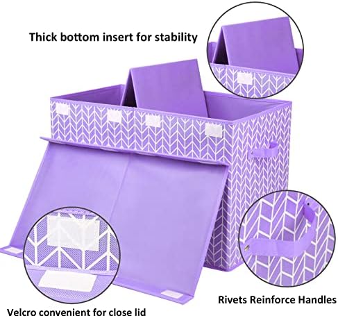 Large Toy Storage Box Chest for Kids, Sturdy Toy Box Bin Baskets - Image 3
