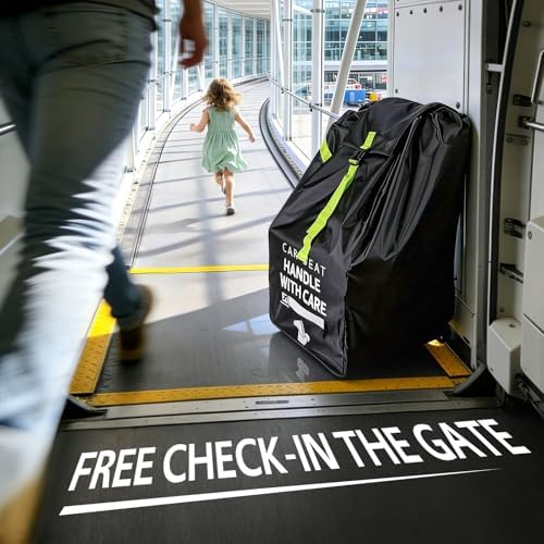 Upgrade Car Seat Travel Bag for Airplane: Backpack Carseat Bags Fit Graco - Image 3