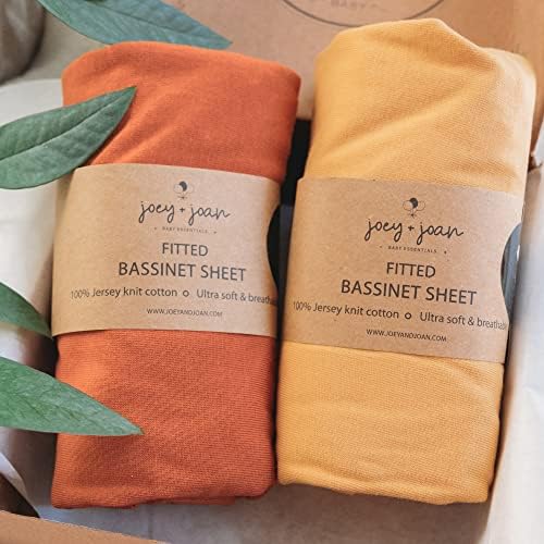 Joey + Joan Bedside Sleeper Bassinet Sheets 35x20 Compatible by JoeyJoan