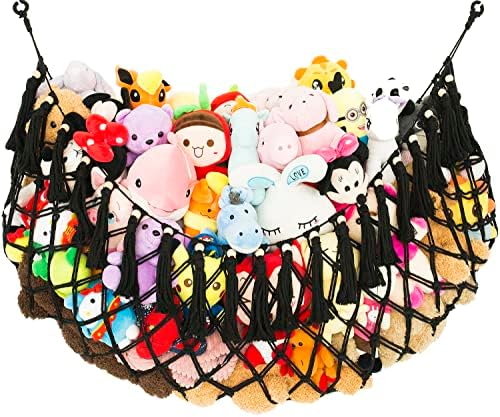 Stuffed Animal Hammock Wall Mounted Hanging Net by Diocos