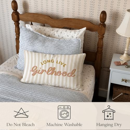 Long Live Girlhood 12x20 Pillow Cover Toddler Girl Room Decor， - Image 5