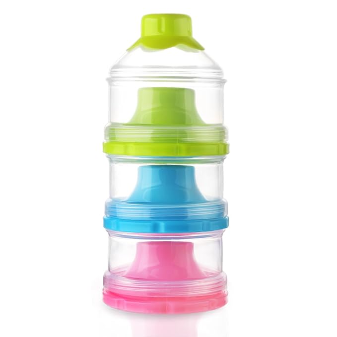 Accmor Baby Formula Dispenser, Non-Spill Stackable Formula Dispenser On The Go, Baby & Kids Snack Containers, Formula Container for Travel, BPA Free