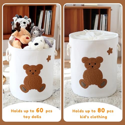Large Laundry Basket Teddy Bear Hamper - Image 3