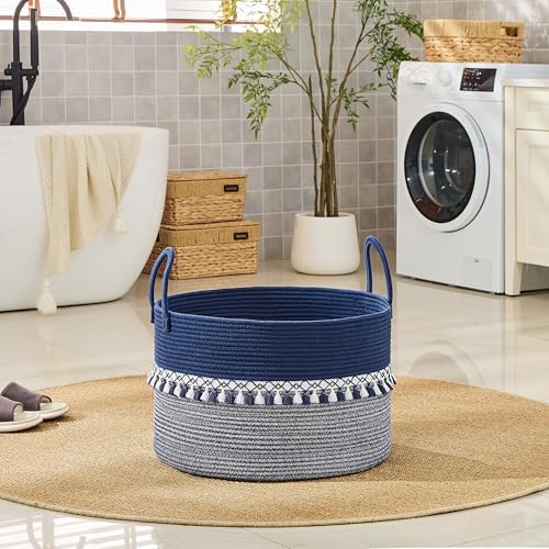 KAKAMAY Large Blanket Basket - Image 6