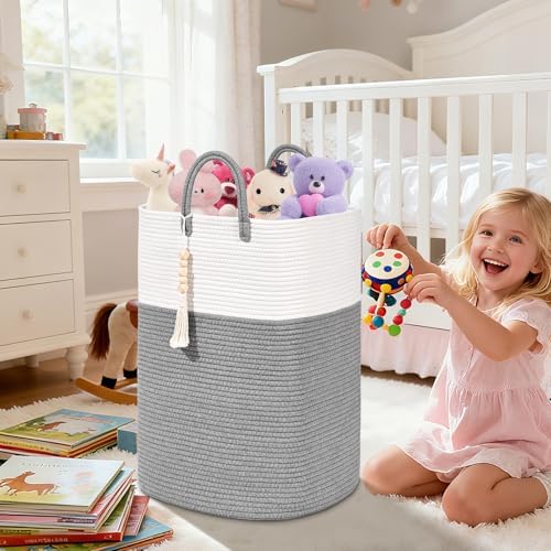 Woven Laundry Basket for Clothes, 80L Large Rectangle Laundry Hampers - Image 6