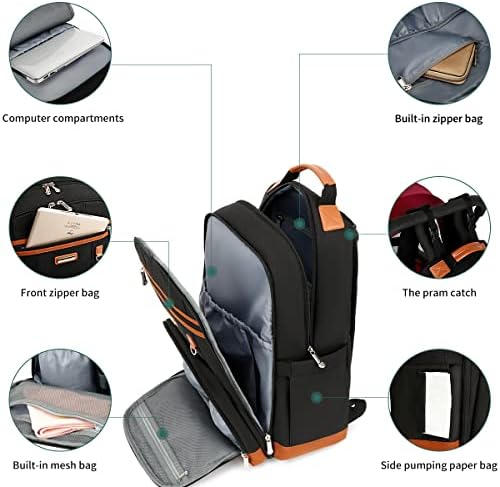 Diaper Bag Backpack, Large Baby Nappy Bags - Image 2