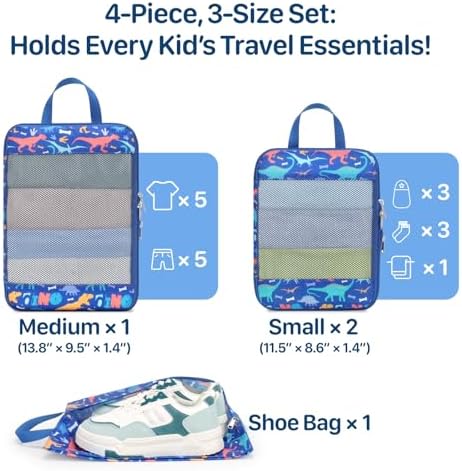 Kids Compression Packing Cubes - Image 3