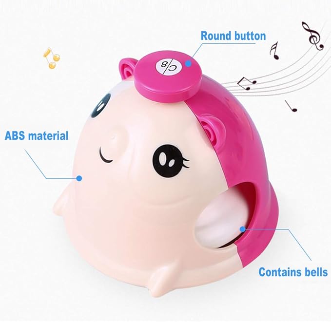 ENNBOM Mouse-Shaped Hand Bell Music Bell Gift Chromatic Percussion 8 Color Kit