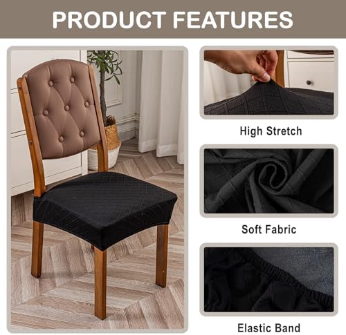 Genina Waterproof Chair Covers for Dining Room - Image 4