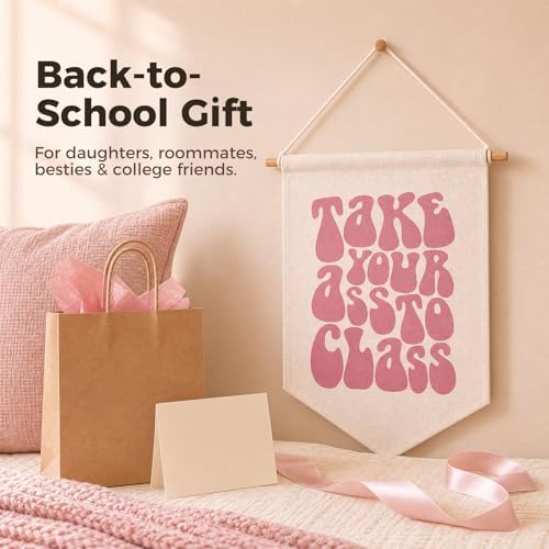 Take Your Ass to Class Banner Wall Hanging, Funny Dorm Decor - Image 6