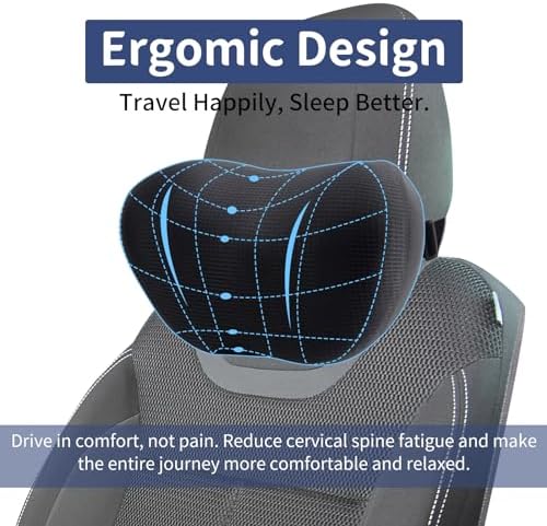 2 Pack Car Headrest Pillow, Neck Pillow - Image 5
