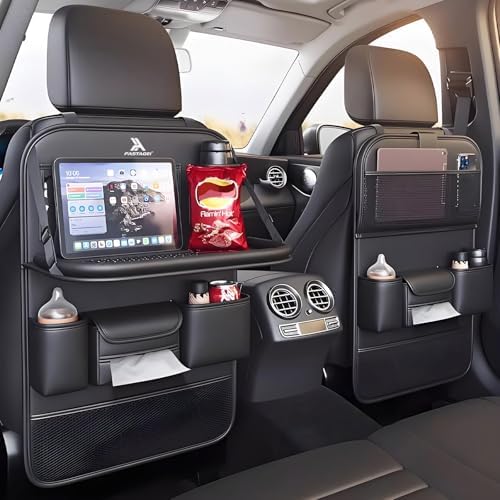 2 Pack Universal Foldable Car Backseat Organizer by FASTAGEI