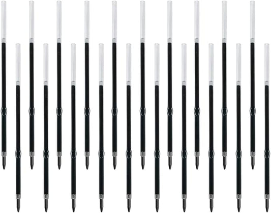 Ballpoint Pen with Stylus Tip, Soft Touch Click Pen, 2 in 1 Metal Pens, Medium Point(Black refills - 20 pcs)…